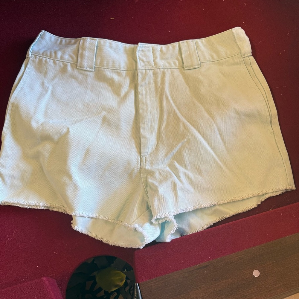 Women's Baby Blue Denim Shorts